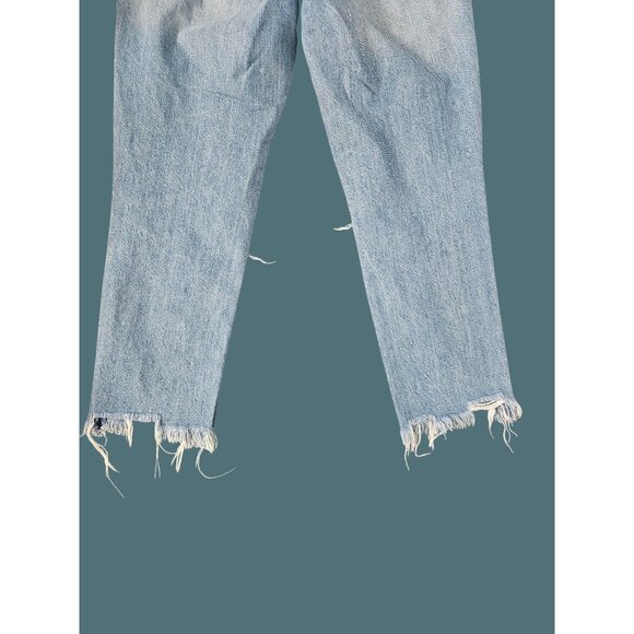 Abercrombie and Fitch Annie Boyfriend Distressed Jeans Women Size 6/28 Regular - Picture 6 of 7